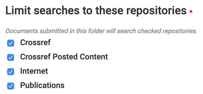 Limit searches to specific repositories
